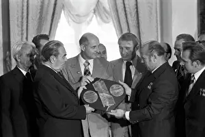 Stafford: Leonid Brezhnev meets with US-Soviet space mission