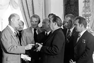 Soyuz: Leonid Brezhnev meets with US-Soviet space mission