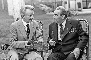 Leonid Brezhnev and Richard Byrd, 1979