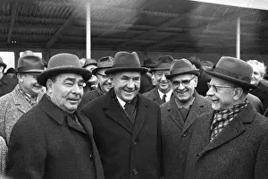 Willi: Leonid Brezhnev on visit to the GDR, 1970