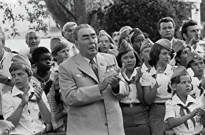 Artek: Leonid Brezhnev visits Artek