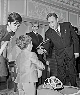 Leonid Brezhnev visits Iran