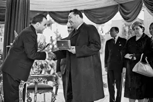 Attends: Leonid Brezhnev visits Iran