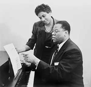 Warfield: Leontyne Price (b. 1927), with her husband, ?