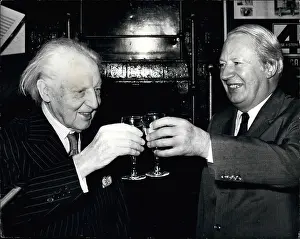 Sixty: Leopold Stokowski, conductor, with PM Edward Heath