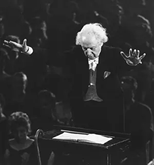 Expressive: Leopold Stokowski, orchestral conductor