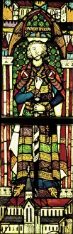 Steyr: Leopold VI. (Duke of Styria and Austria). Glass window of?