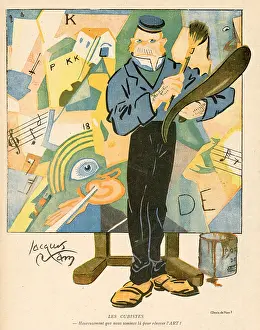 Cubism: Les Cubistes cartoon