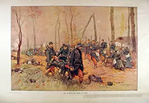 L Illustration: Les Honneurs sous le feu