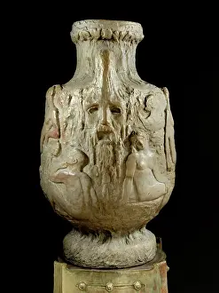 Pitcher: Les Metaux. Vase with its base