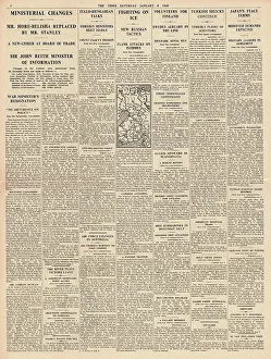 Belisha: Leslie Hore-Belisha resigns