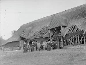 Nunn: Lesnes Abbey - Abbey Barn, exterior