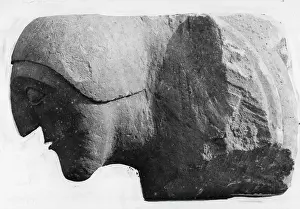 Lesness: Lesnes Abbey - Corbel (Side)