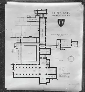 Nunn: Lesnes Abbey - Historical Ground Plan