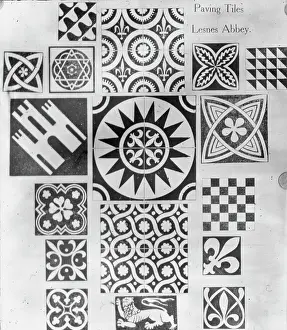 South West: Lesnes Abbey - Paving Tiles