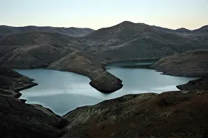 Katze: Lesotho, 2004, Rural. The Katze dam. Maluti Mountains