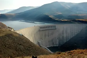 Katze: Lesotho, Katze, 2004 Katze Dam wall. water, Graeme