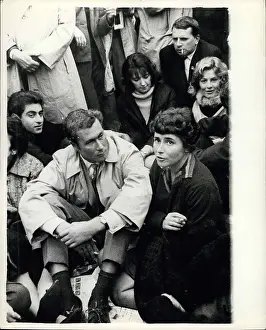 Lessing, Osborne, Delaney, Melly, Redgrave in demo, London
