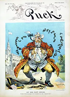 Beware: Let Boss Platt beware - Father Knickerbocker is in training