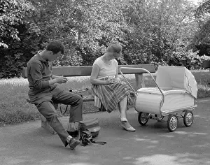 Orchards: Letna Orchards - mother - stranger - park bench