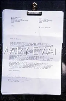 Hymers: LETTER TO 1940S HOUSE