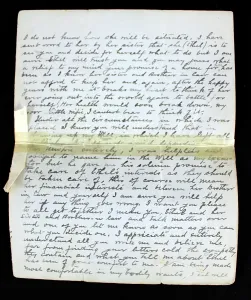 Cora: Letter from Dr Crippen to Lady Somerset
