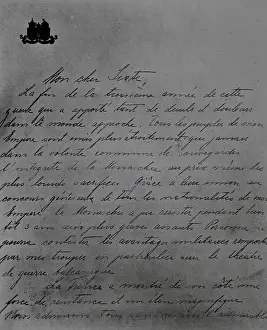 Sixtus: Letter from Emperor Karl to Sixtus;