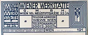 Signet: Letter head of the Viennese Werkstaette