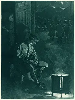 Begg: The Letter from Home by Samuel Begg, WW1