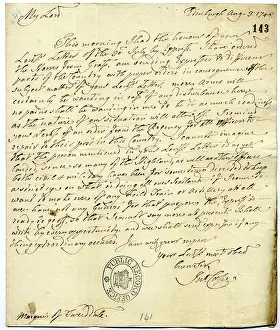 Cope: Letter to Marquis of Tweeddale