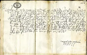 1557: Letter from Mary, Queen of Scots