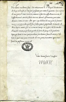 Requesting: Letter from Mary, Queen of Scots