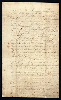 Sowerby: Letter to Mrs Reynolds