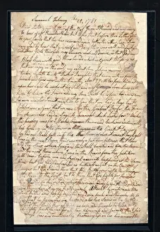 Sowerby: Letter to Mrs Reynolds