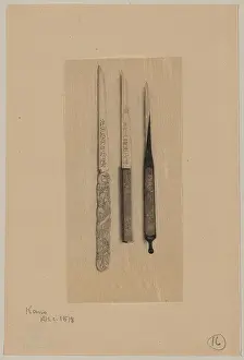 Openers: Three letter openers or knives