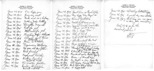 Anniversaries: Letter former President Harry Truman sent to his