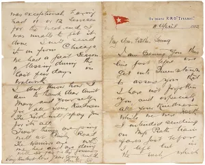 Fated: LETTER FROM THE TITANIC