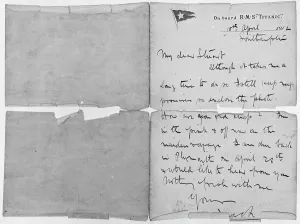 Postmarked: Letter from the Titanic
