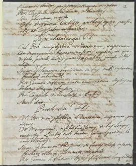 Minas: Letter from Vandelli, Domenico