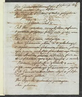 1743 1820: Letter from Vandelli, Domenico