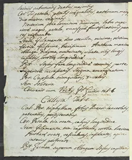 Minas: Letter from Vandelli, Domenico