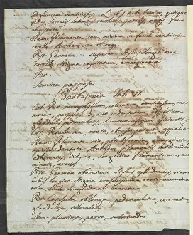 Minas: Letter from Vandelli, Domenico