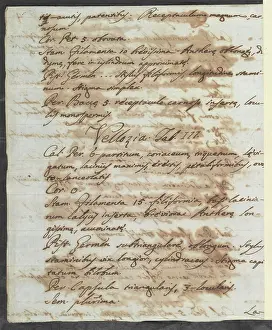 Minas: Letter from Vandelli, Domenico