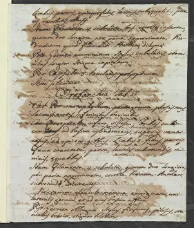 1743 1820: Letter from Vandelli, Domenico