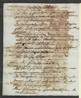 Minas: Letter from Vandelli, Domenico