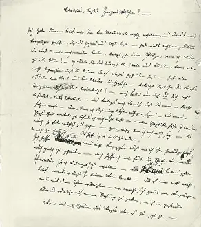 Constanze: Letter of W.A. Mozart