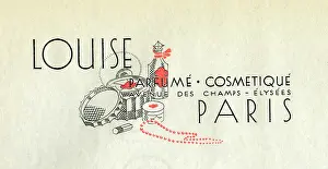 Letterhead: Letterhead design - Louise Perfume, Paris