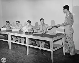 Correspondence: Letters to be microfilmed for V-mail are prepared