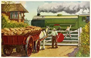 Waved: At a Level Crossing
