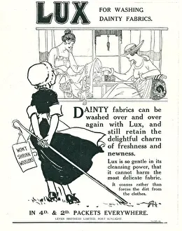 Woollens: Lever Brothers Advertisement Lux